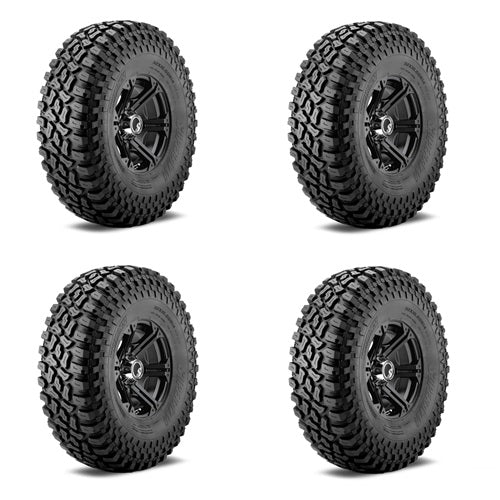 SuperATV AT Incursion Tire Wheel Kits on Bandit H Series Black