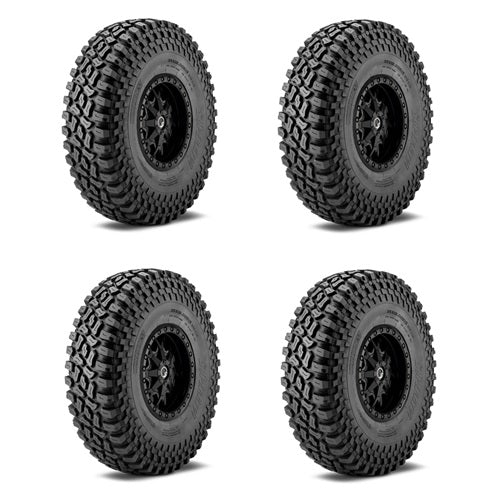 AT Incursion Tire & Wheel Kits on MADLock Black Wheels