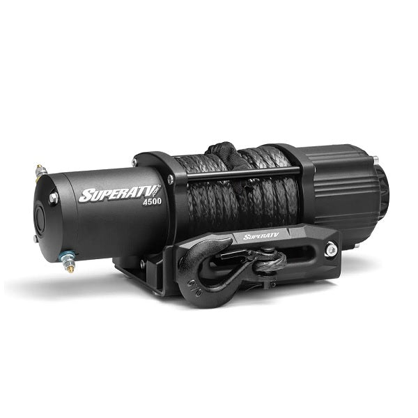 SuperATV Black Ops 4500 Winch w/Synthetic Rope & Wireless Remote