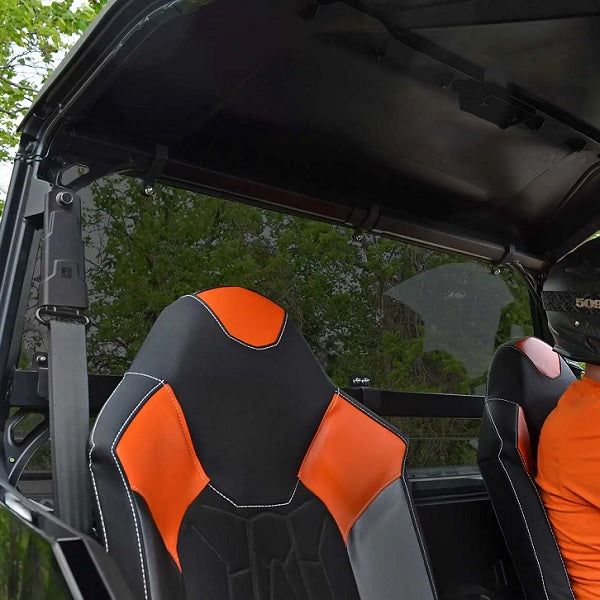 SuperATV Polaris General XP 1000 Rear Windshield - Dark Tint Inside