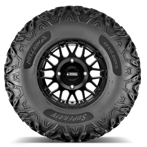 SuperATV Hellion Tire & Helllfire Black Wheel