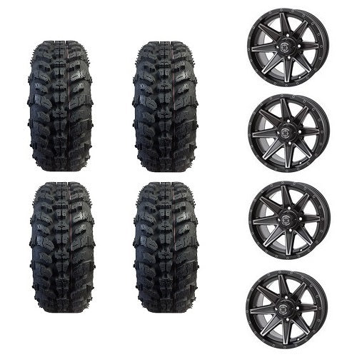 Interco Sniper 920 Tires 30x10-14 Mounted on Frontline 308 Matte Black