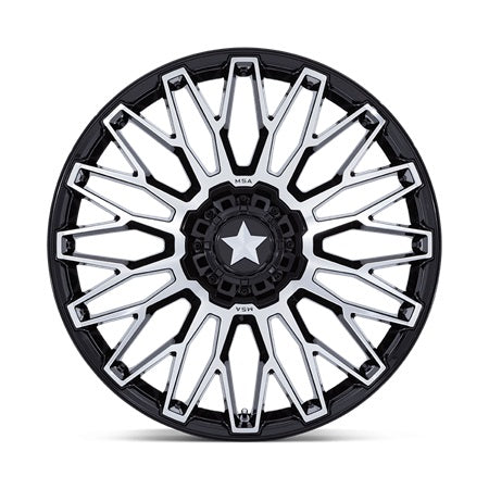MSA M50 Clubber Wheels - Gloss Black & Machined