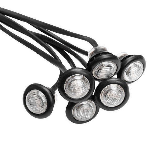 AC-Motorradteile Indicator Set – 4 Chrome Turn Signals For Honda CB 50/125/175/200 T/K