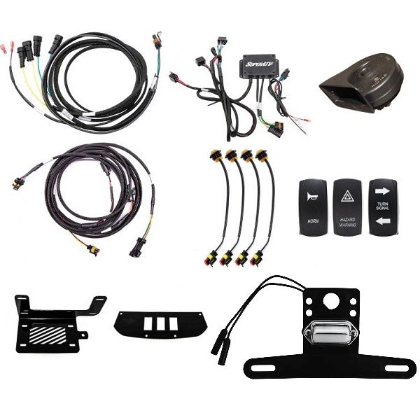 SuperATV Can-Am Commander Turn Signal & Horn Kit (2011-20) with Bracket
