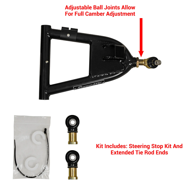 SuperATV Polaris RZR S 800 Front A-Arms