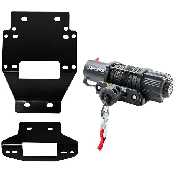 SuperATV Winch and Mount for Polaris RZR 900 XP Models 4500 6000