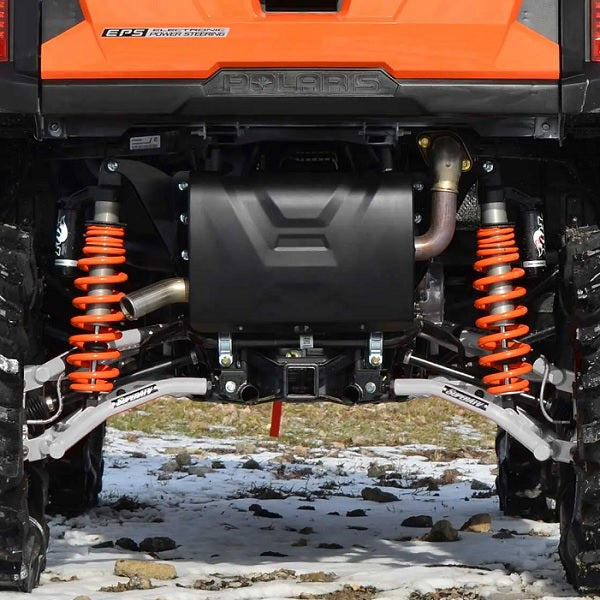SuperATV Polaris RZR S 900 Rear A-Arms (2016-20) - White Aluminum