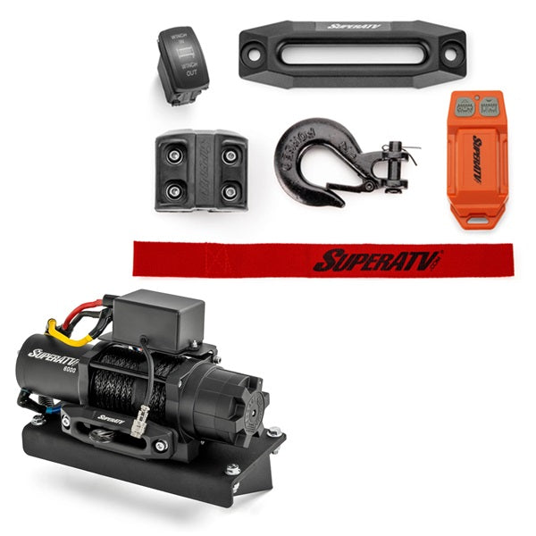 SuperATV Kawasaki Mule Pro Ready Fit Winch Kit
