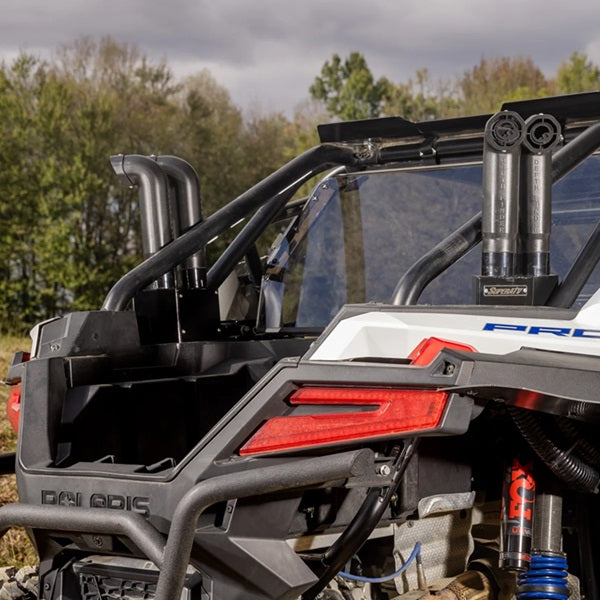 SuperATV Depth Finder Polaris RZR Pro XP Snorkel Kit Installed
