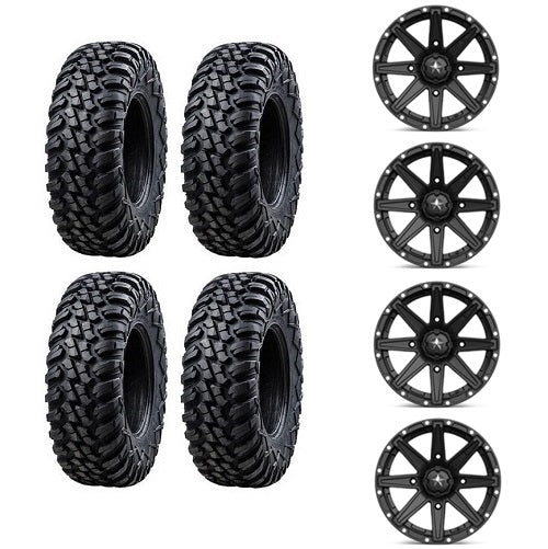 Tusk Terrabite Tires Mounted on MSA M33 Clutch Wheels