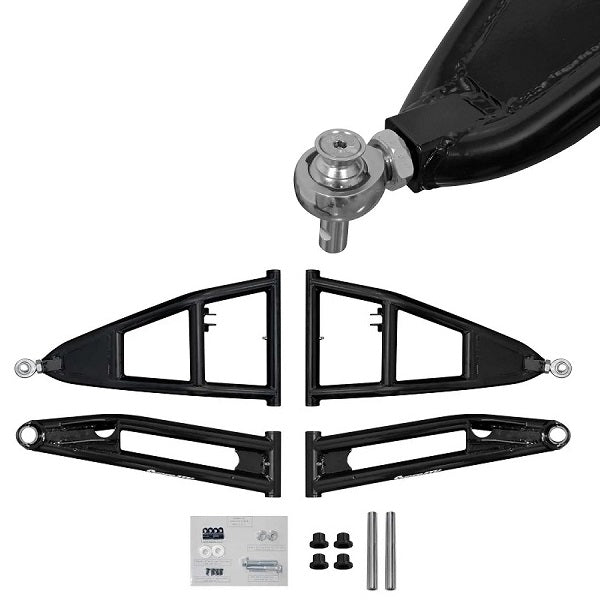 SuperATV Arctic Cat Wildcat Sport Front A-Arms (2015-17) with Ball Joints