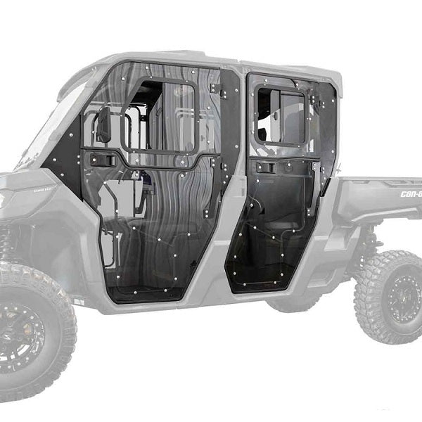 SuperATV Can-Am Defender Max Convertible Cab Enclosure Doors