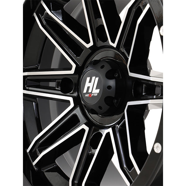 High Lifter HL22 Gloss Black & Machined Wheels - 14x7