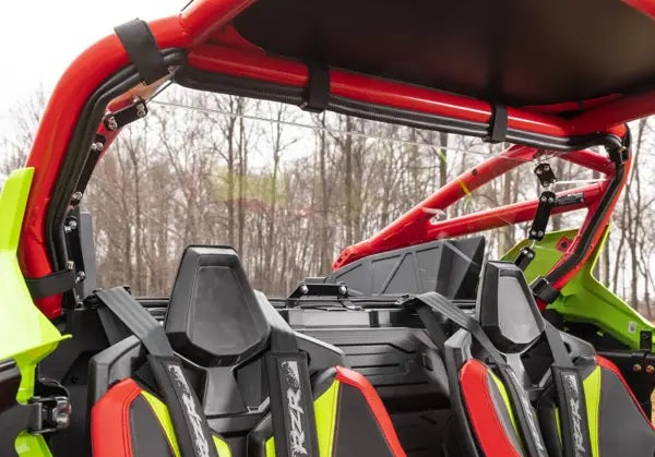 SuperATV Soft Cab Enclosure Upper Doors Clear Window Polaris RZR Pro R