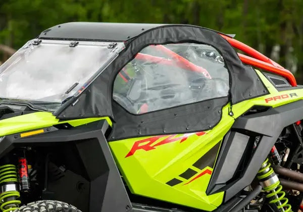 SuperATV Soft Cab Enclosure Upper Doors Polaris RZR Pro R Models