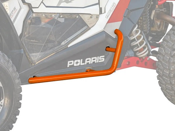 SuperATV Nerf Bar Rock Sliders Polaris RZR S 1000 Orange