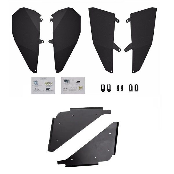Polaris RZR Turbo S4 Lower Doors Aluminum Triangles
