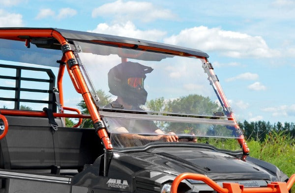 SuperATV Kawasaki Mule Pro Flip Up Windshield