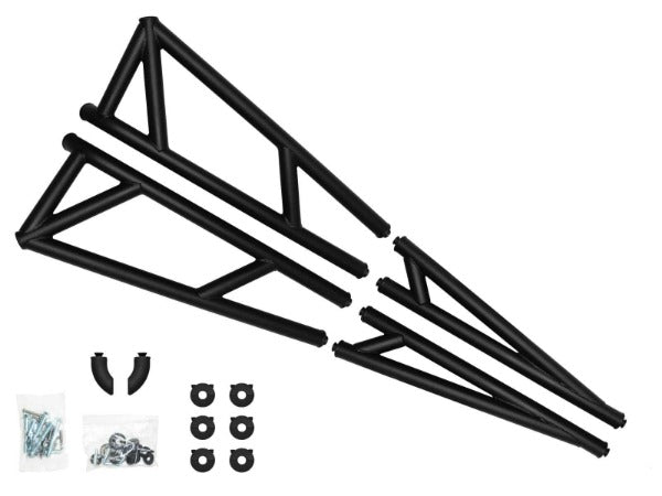 SuperATV Nerf Bar Rock Sliders for Polaris RZR 900 4 Models 2015-18