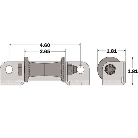 KFI Products Plow Strap Roller Specs