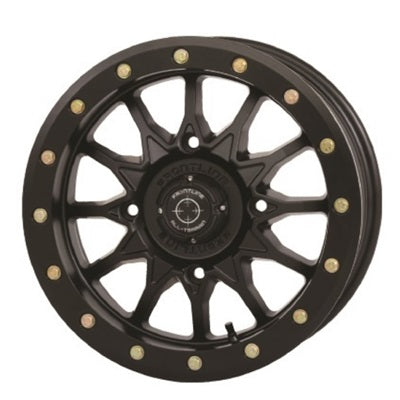 Frontline 223 Matte Black BeadLock Wheel