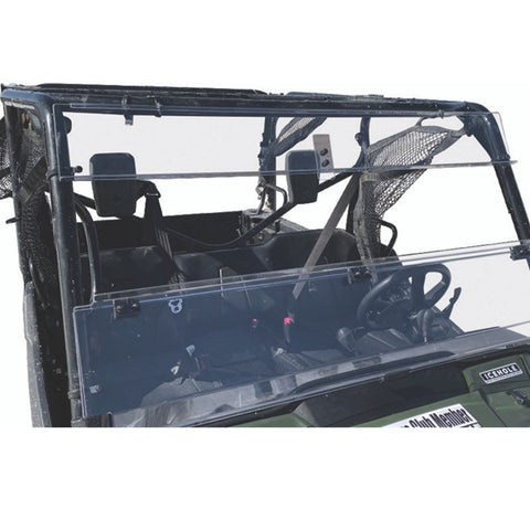 QuadBoss Windbreak Honda Pioneer 1000 Folding Windshield 2016-24