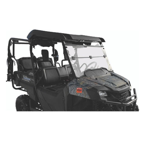 QuadBoss Honda Pioneer 700-4 Windbreak Folding Windshield 2014-22