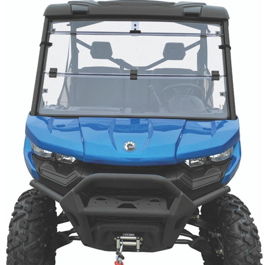 QuadBoss Windbreak Can-Am Defender HD5 Folding Windshield