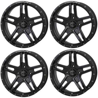 Frontline 505 Matte Black Wheel Set