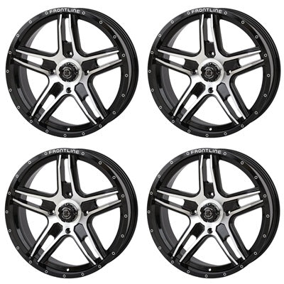 
                  
                    Frontline 505 Black & Machined Wheel Set
                  
                