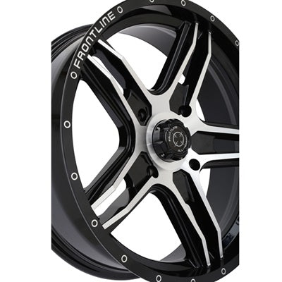 Frontline 505 Black & Machined UTV Wheel