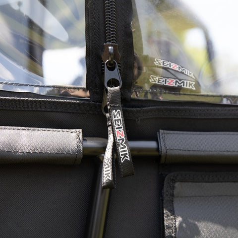 Seizmik Can-Am Defender Max Framed Soft Doors - Window Zipper