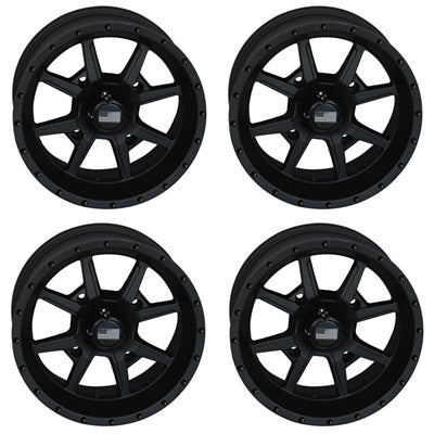 
                  
                    Frontline 556 Stealth Flat Black Wheel Set 14x7
                  
                