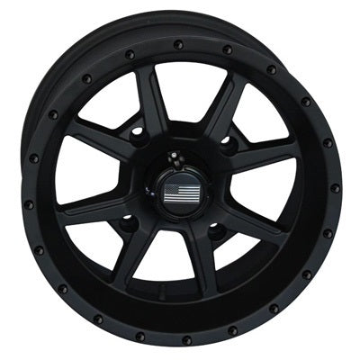 Frontline 556 Stealth Flat Black Wheel 14x7