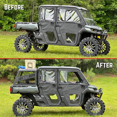 Seizmik Can-Am Defender Full Height Bed Rack Compare