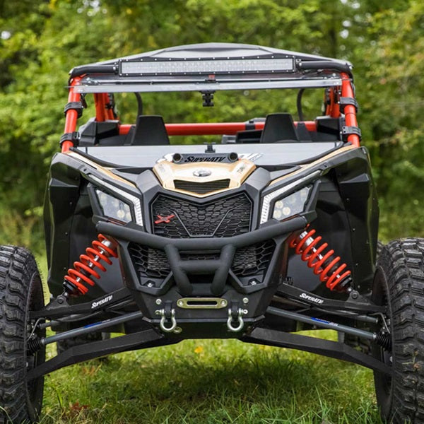 
                  
                    Can-Am Maverick X3 72" High Clearance Boxed Front A-Arms Installed
                  
                