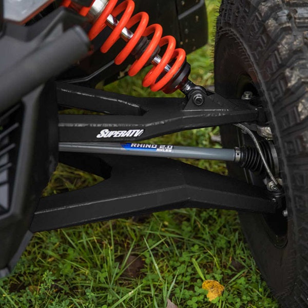 
                  
                    Can-Am Maverick X3 72" High Clearance Boxed Front A-Arms Close Up
                  
                