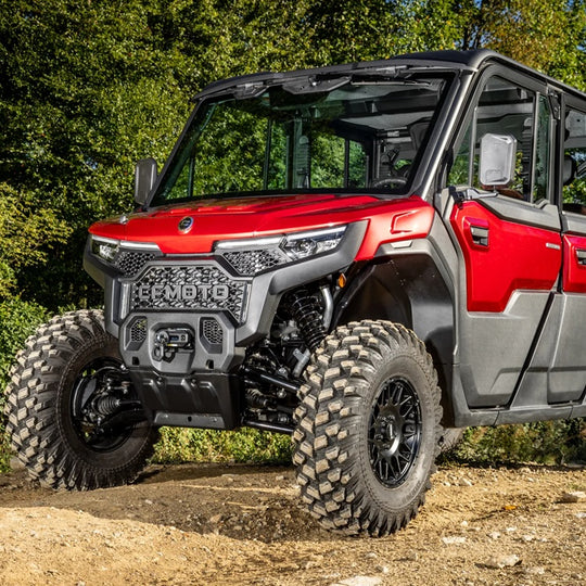 
                  
                    SuperATV CFMOTO UFORCE U10 Pro Atlas Pro Fwd. Offset A-Arms Installed
                  
                