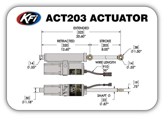 
                  
                    KFI Products ACT203 UTV Plow Actuator Specs
                  
                