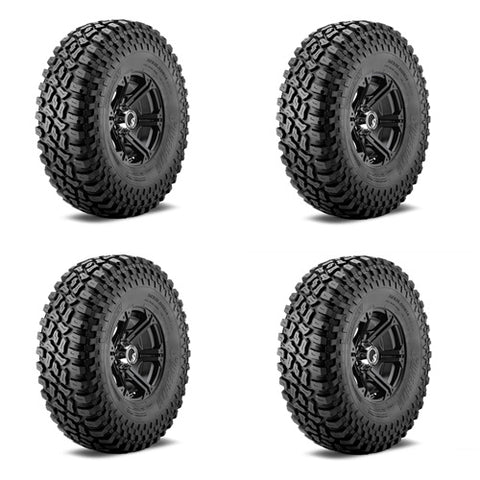 SuperATV AT Incursion Tire Wheel Kits on Bandit H Series Black