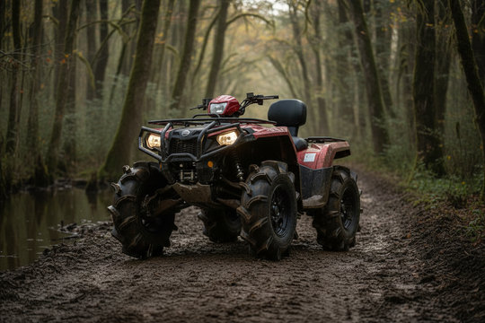 
                  
                    SuperATV Assassinator Tire on ATV
                  
                