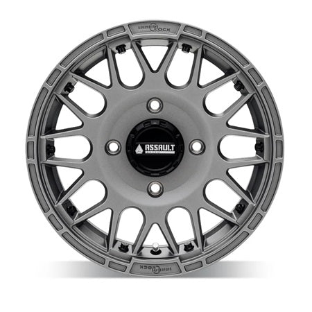 Assault Industries Hellfire Beadlock Wheels Matte Titanium