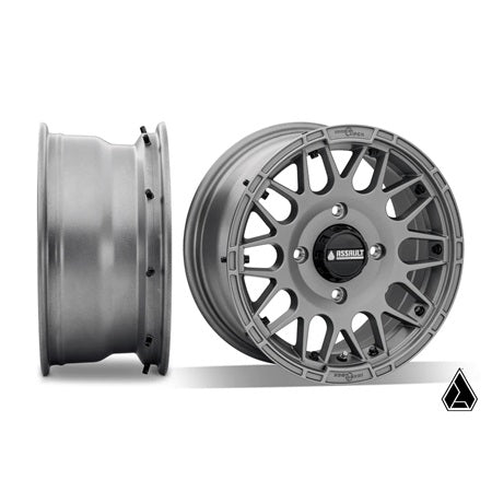 Assault Industries Hellfire Matte Titanium Beadlock Wheels