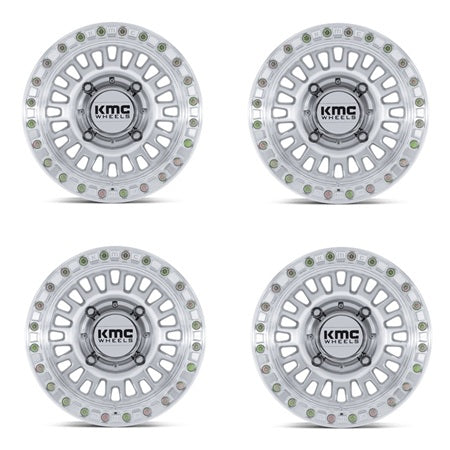 KMC KS242 Aztec Machined Beadlock Wheel Set