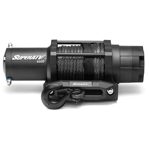 SuperATV Black Ops 6000 Synthetic Rope Winch & Wireless Remote