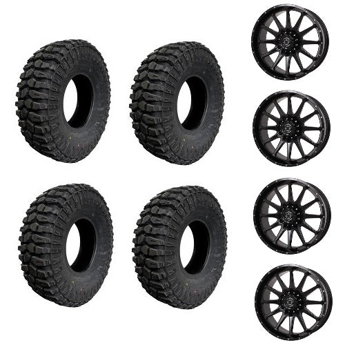 
                  
                    Broad Peak Baer X/T Tire & Wheel Kits Mounted on Frontline 762 Gloss Black Wheels
                  
                
