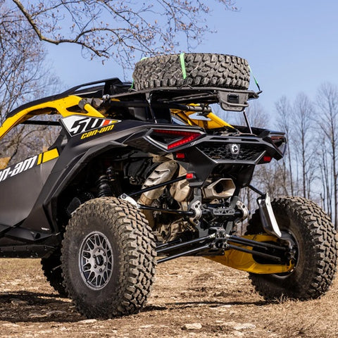 SuperATV Can-Am Maverick R Cargo Rack Alpha with Spare