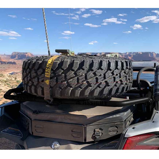 
                  
                    Assault Adventure Rack Can-Am Maverick X3 With Spare Tire Shown
                  
                