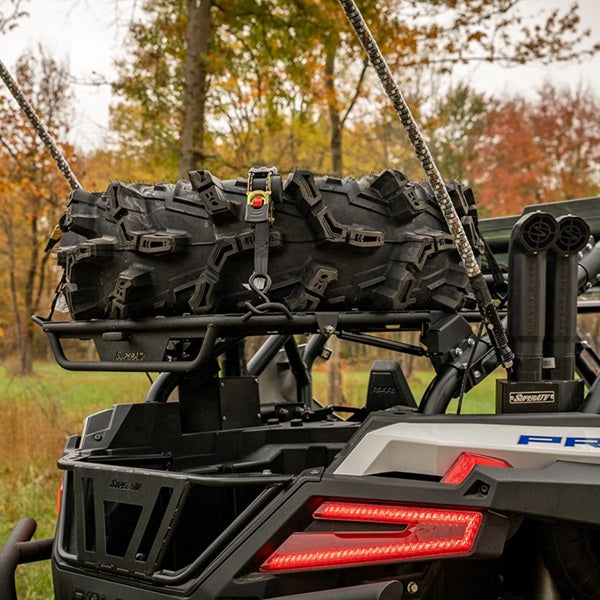
                  
                    SuperATV Polaris RZR PRO S Cargo Rack Alpha Tire Carrier
                  
                